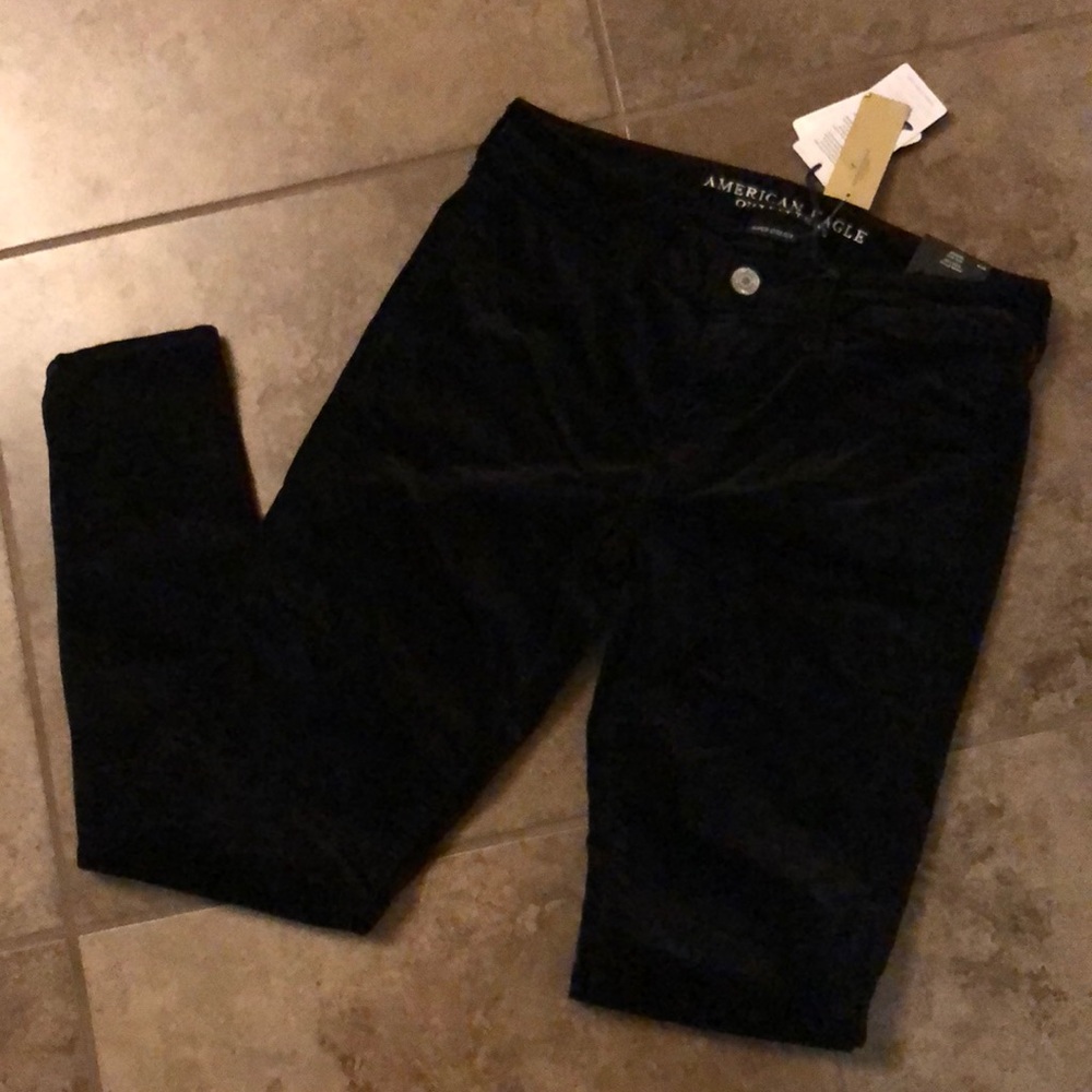 American Eagle velvet jeggings